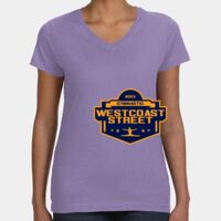 Women's V-Neck Fine Jersey Tee Thumbnail