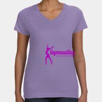 Women's V-Neck Fine Jersey Tee Thumbnail