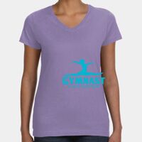 Women's V-Neck Fine Jersey Tee Thumbnail