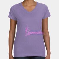 Women's V-Neck Fine Jersey Tee Thumbnail