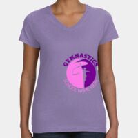 Women's V-Neck Fine Jersey Tee Thumbnail