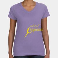 Women's V-Neck Fine Jersey Tee Thumbnail