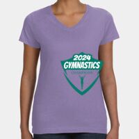 Women's V-Neck Fine Jersey Tee Thumbnail