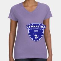 Women's V-Neck Fine Jersey Tee Thumbnail