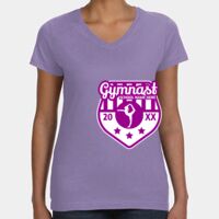 Women's V-Neck Fine Jersey Tee Thumbnail