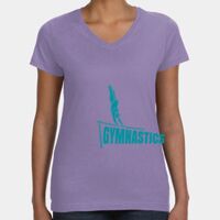Women's V-Neck Fine Jersey Tee Thumbnail