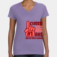 Women's V-Neck Fine Jersey Tee Thumbnail