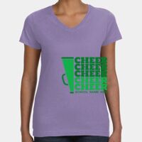 Women's V-Neck Fine Jersey Tee Thumbnail