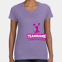Women's V-Neck Fine Jersey Tee Thumbnail