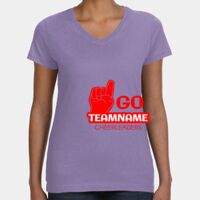 Women's V-Neck Fine Jersey Tee Thumbnail