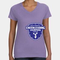 Women's V-Neck Fine Jersey Tee Thumbnail
