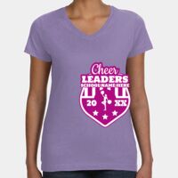 Women's V-Neck Fine Jersey Tee Thumbnail