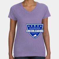 Women's V-Neck Fine Jersey Tee Thumbnail