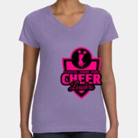 Women's V-Neck Fine Jersey Tee Thumbnail