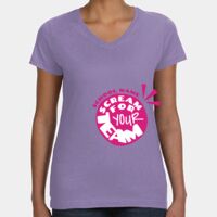 Women's V-Neck Fine Jersey Tee Thumbnail