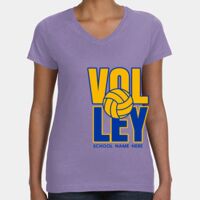 Women's V-Neck Fine Jersey Tee Thumbnail