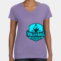 Women's V-Neck Fine Jersey Tee Thumbnail