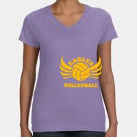 Women's V-Neck Fine Jersey Tee Thumbnail