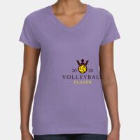 Women's V-Neck Fine Jersey Tee Thumbnail