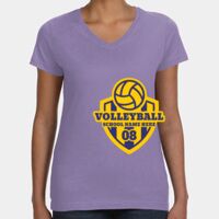 Women's V-Neck Fine Jersey Tee Thumbnail