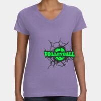 Women's V-Neck Fine Jersey Tee Thumbnail