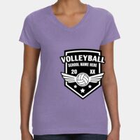 Women's V-Neck Fine Jersey Tee Thumbnail