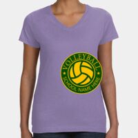 Women's V-Neck Fine Jersey Tee Thumbnail