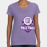 Women's V-Neck Fine Jersey Tee Thumbnail