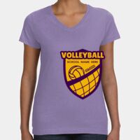 Women's V-Neck Fine Jersey Tee Thumbnail