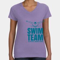 Women's V-Neck Fine Jersey Tee Thumbnail