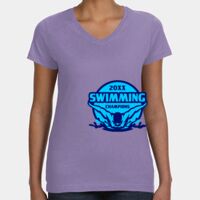 Women's V-Neck Fine Jersey Tee Thumbnail