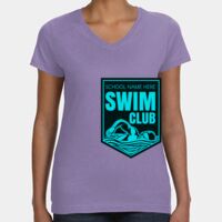 Women's V-Neck Fine Jersey Tee Thumbnail