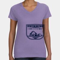 Women's V-Neck Fine Jersey Tee Thumbnail