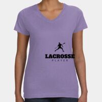 Women's V-Neck Fine Jersey Tee Thumbnail