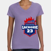 Women's V-Neck Fine Jersey Tee Thumbnail