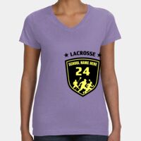 Women's V-Neck Fine Jersey Tee Thumbnail