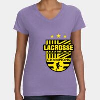 Women's V-Neck Fine Jersey Tee Thumbnail