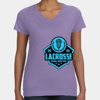 Women's V-Neck Fine Jersey Tee Thumbnail