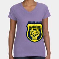 Women's V-Neck Fine Jersey Tee Thumbnail