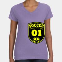 Women's V-Neck Fine Jersey Tee Thumbnail