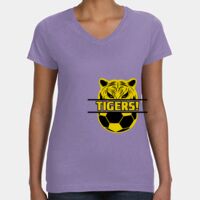 Women's V-Neck Fine Jersey Tee Thumbnail