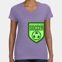 Women's V-Neck Fine Jersey Tee Thumbnail