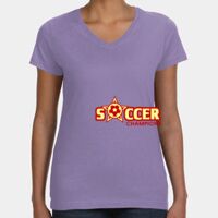Women's V-Neck Fine Jersey Tee Thumbnail