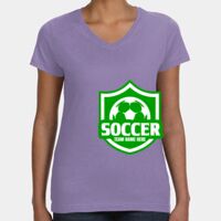 Women's V-Neck Fine Jersey Tee Thumbnail
