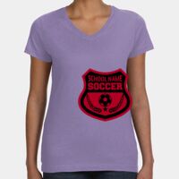 Women's V-Neck Fine Jersey Tee Thumbnail