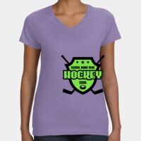 Women's V-Neck Fine Jersey Tee Thumbnail