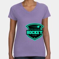 Women's V-Neck Fine Jersey Tee Thumbnail