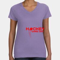 Women's V-Neck Fine Jersey Tee Thumbnail