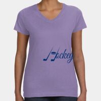 Women's V-Neck Fine Jersey Tee Thumbnail