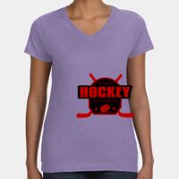 Women's V-Neck Fine Jersey Tee Thumbnail
